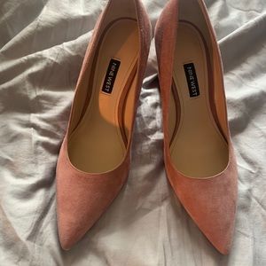 Dusty Rose Pointed toe Block Heel Nine West